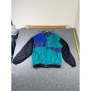 Vintage MacGregor Track Jacket Mens L 90s Windbreaker Full Zip Color Block